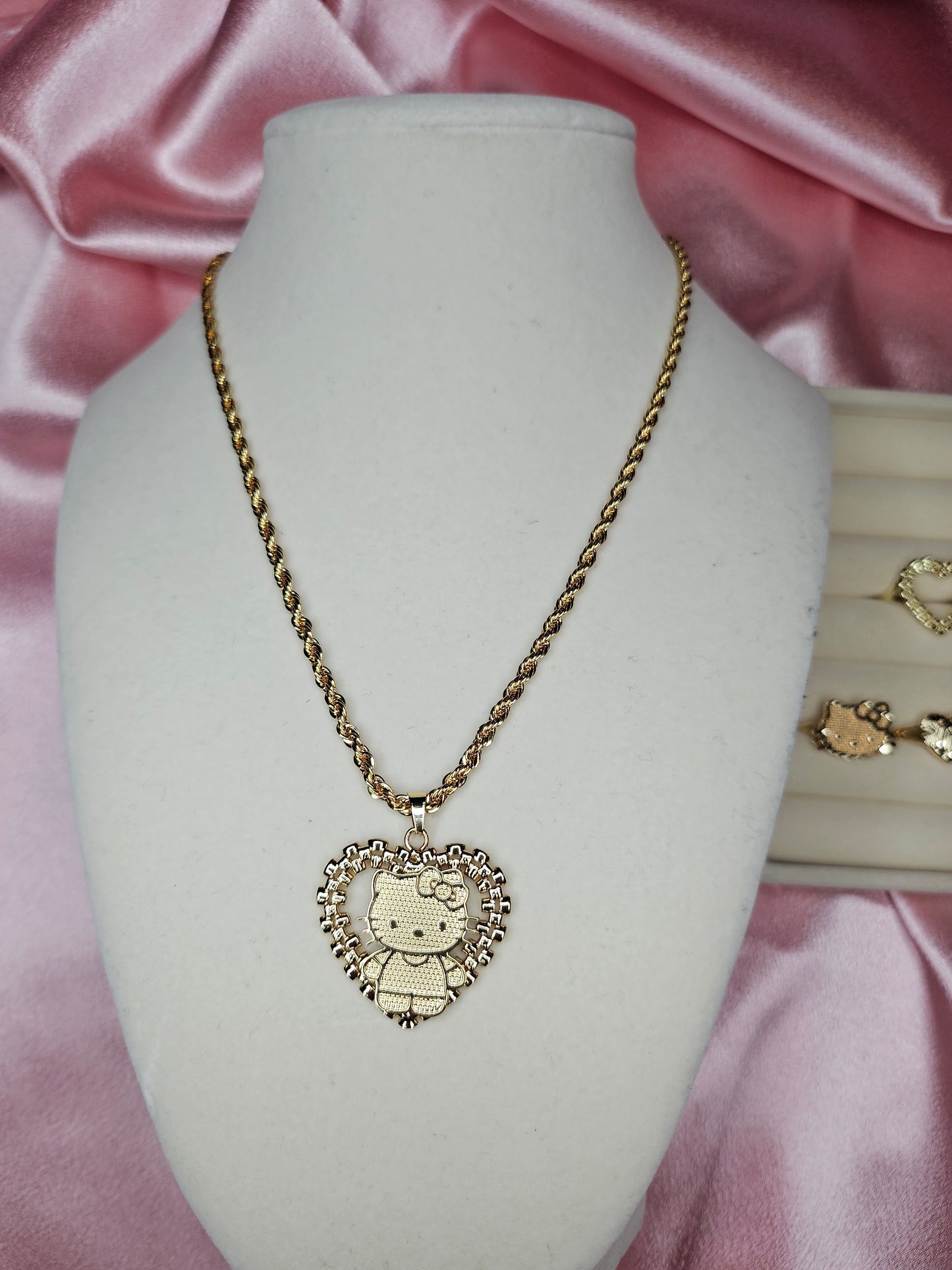 HK Rolex Heart Necklace